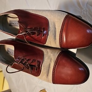 Dress shoes , Stacy Adam's, size 11m color brown and tan two tone